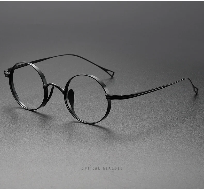 Alexander Matte Tokyo Tortoise 43mm Iconic Round Eyeglasses 3