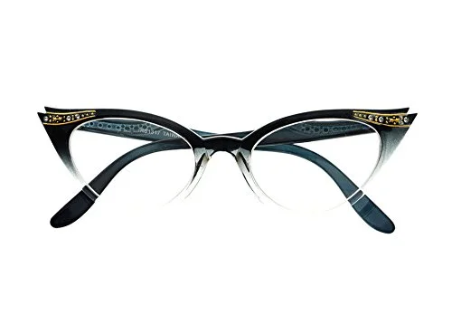CLASSY Vintage Retro Style Clear Lens EYE GLASSES Round Gold Wood Wooden Frame