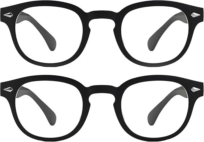 Denmark Brand Retro Round Titanium Glasses Frame Men Screwless Ultralight Eyewear Women Optical Prescription Eyeglasses 6541 2