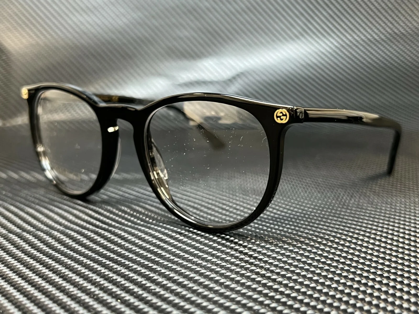 GUCCI GG0027O 001 Black Round Women