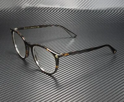 GUCCI GG0027O 002 Round Oval Havana Demo Lens 50 mm Women