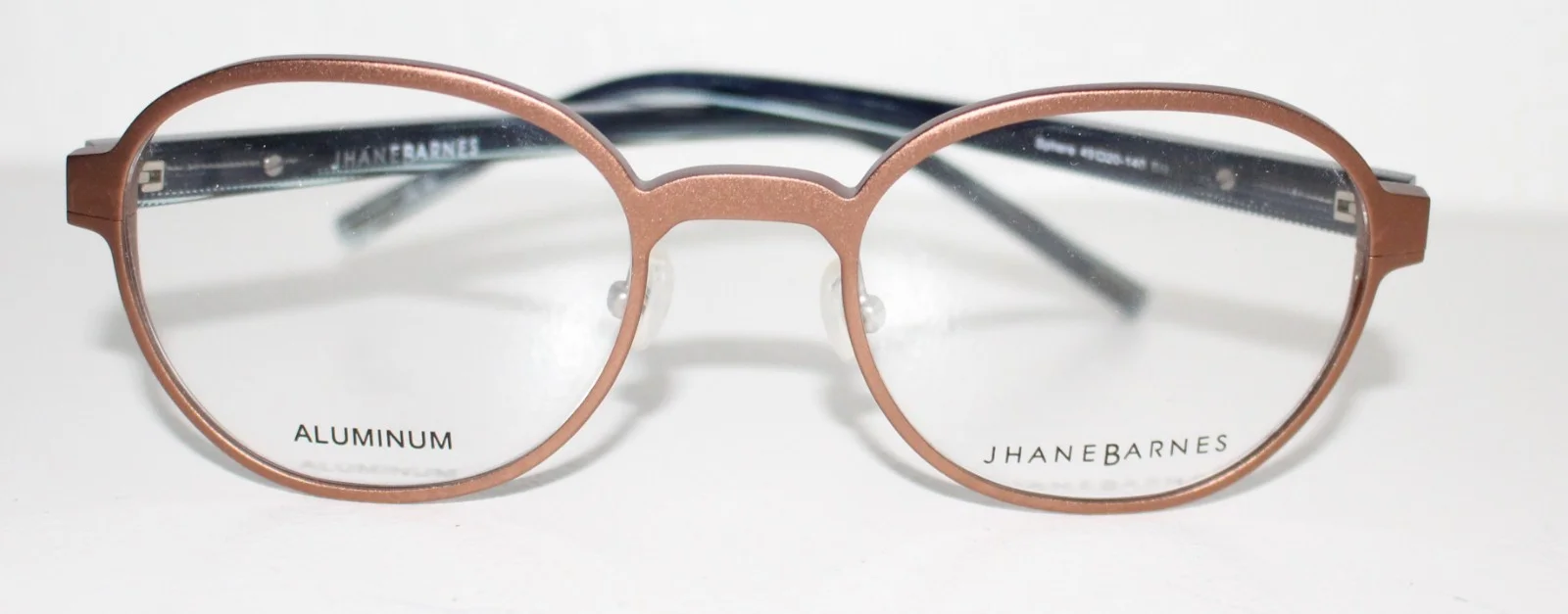 JHANE BARNES SPHERE BROWN New Round Optical Eyeglass Frame For Men 2