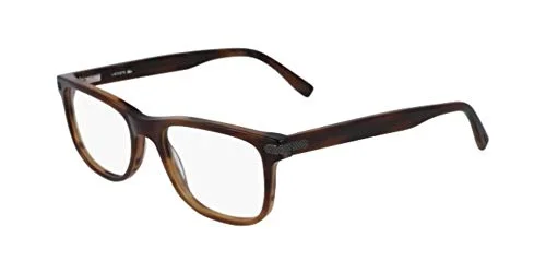 Lacoste Eyeglasses Frames L2264 705 Brown Clear Round Full Rim 49-21-145