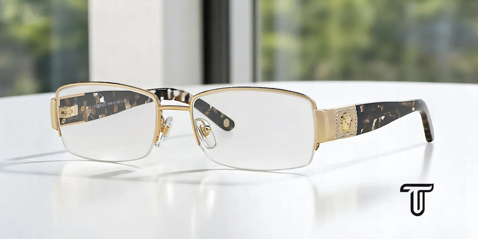 Luxury Brand Retro Round Frame Myopia Glasses Blue Light Blocking Eyeglasses Women Men Prescription Near Sight Glasses