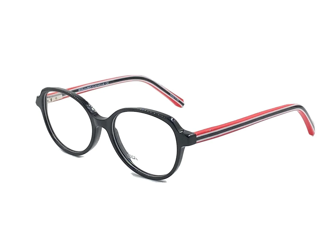 Miraflex Kids Eyeglasses Frames HARRY M.BLK M.RED2017 Round 46-21-135 3