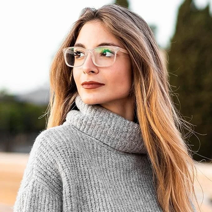 New Fashion Glasses Non Prescription Fake Glasses for Women Men Clear Lens . 3
