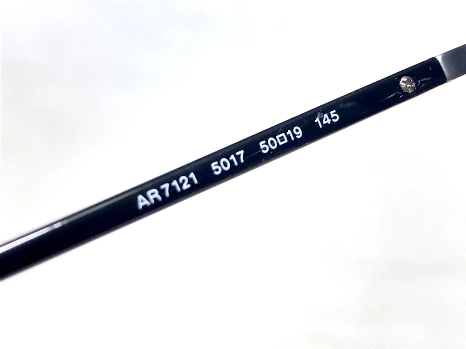 NEW Giorgio Armani AR7121 5017 Mens Black Round Eyeglasses Frames 50/19~145 4