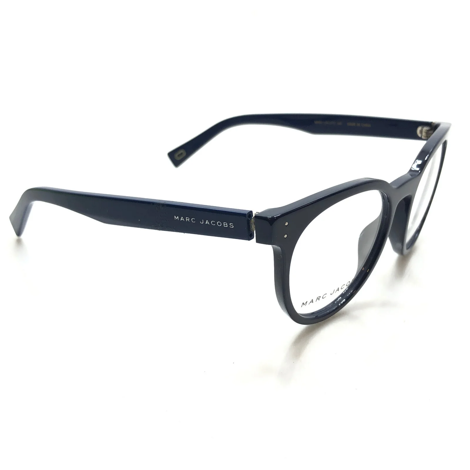 NEW Marc Jacobs Marc 126 OTC Navy Round Designer Prescription Eyeglasses Frames 2