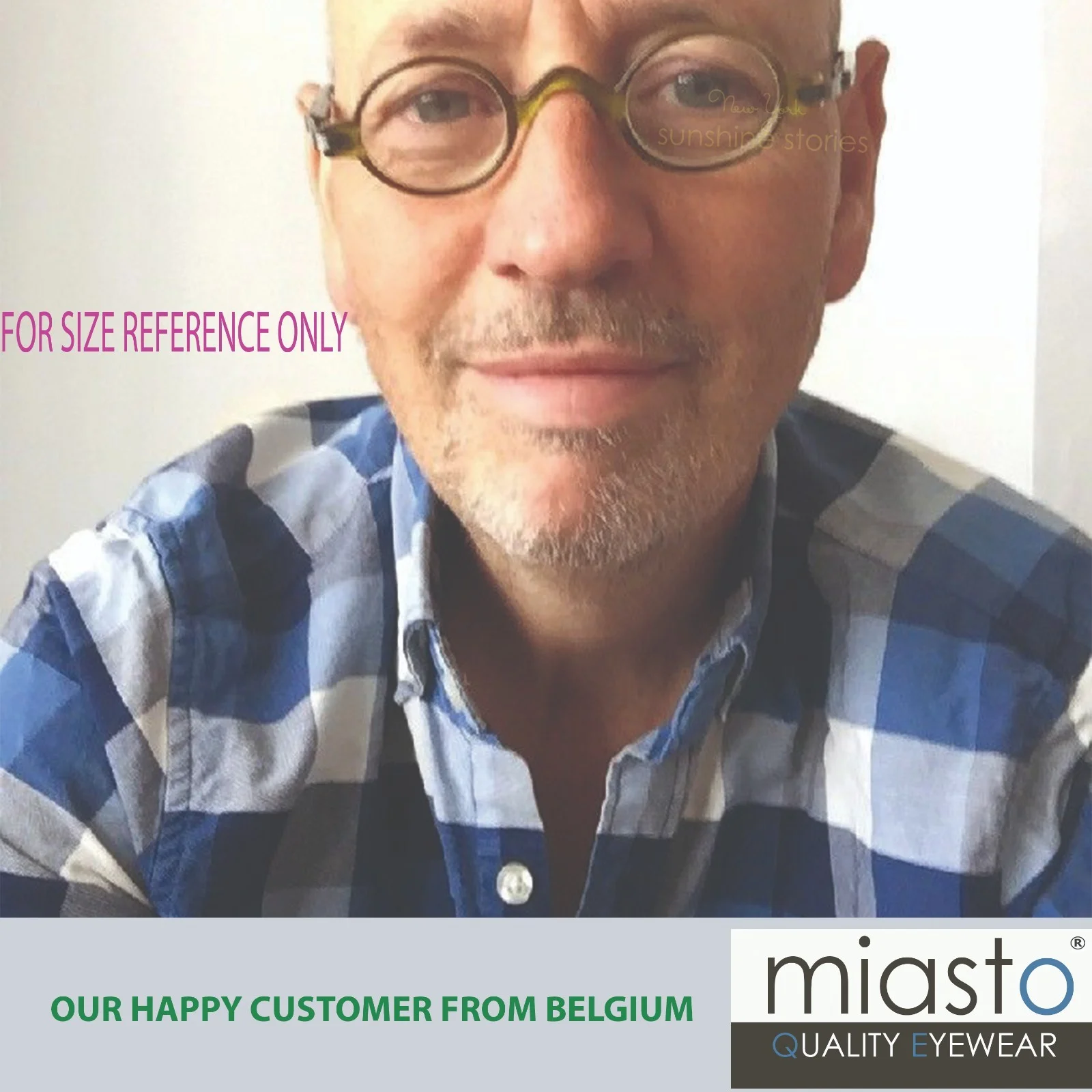 NEW Miasto Retro Mini Oval Round Rx Optical Spectacle Eyeglasses Frames~TORTOISE 2