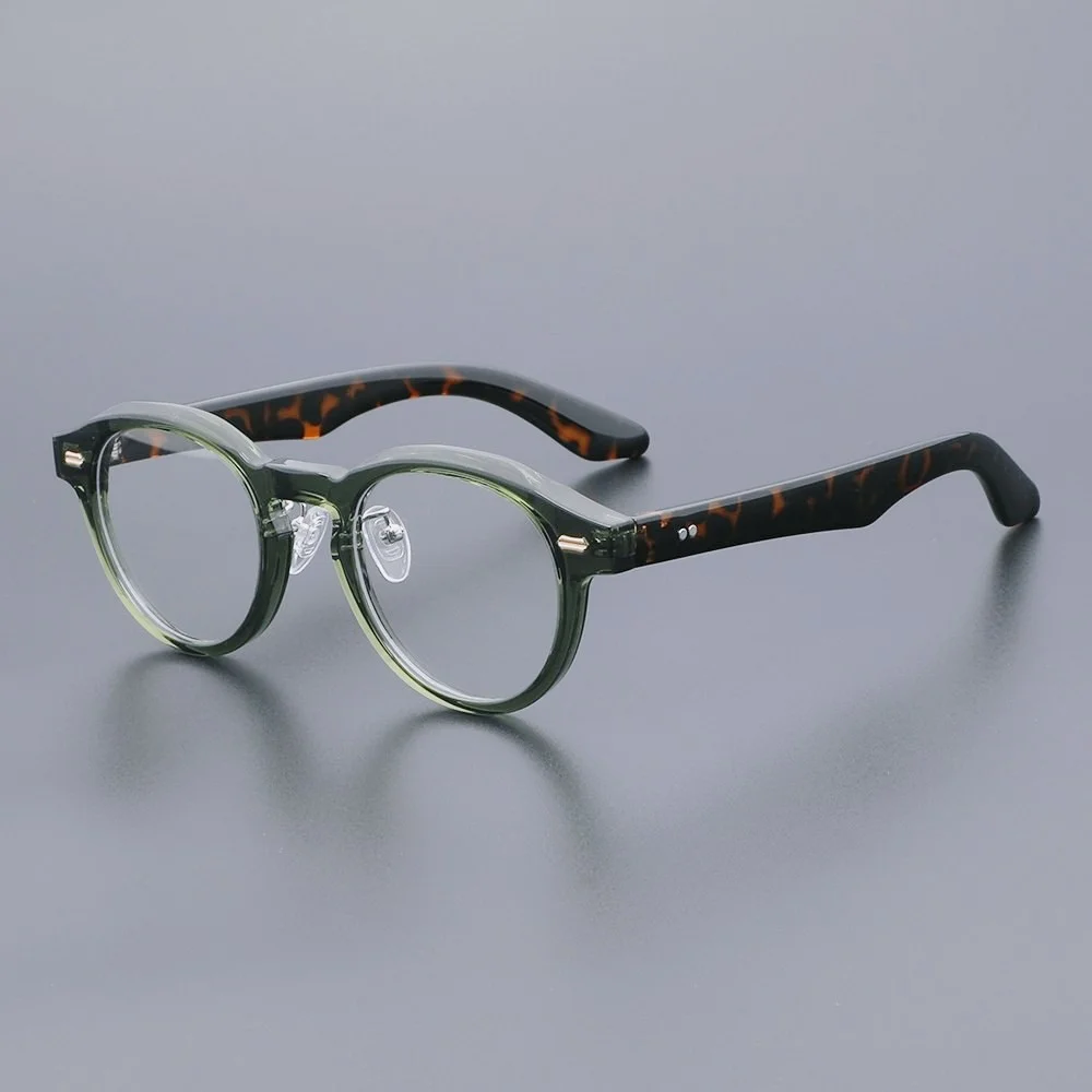 NEW Miasto Retro Mini Oval Round Rx Optical Spectacle Eyeglasses Frames~TORTOISE 4