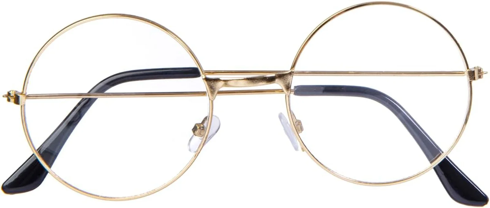 Quality Wizard Black Round Frame Glasses With Lenses Costume Accessories 4