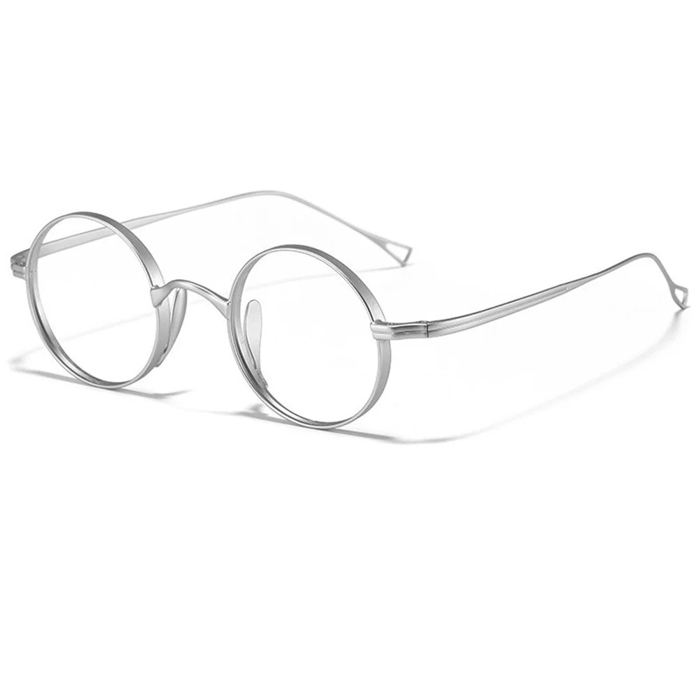 Round Acetate Frame Eyeglasses For Men Women Clear Lens Retro Glasses Frames New 4