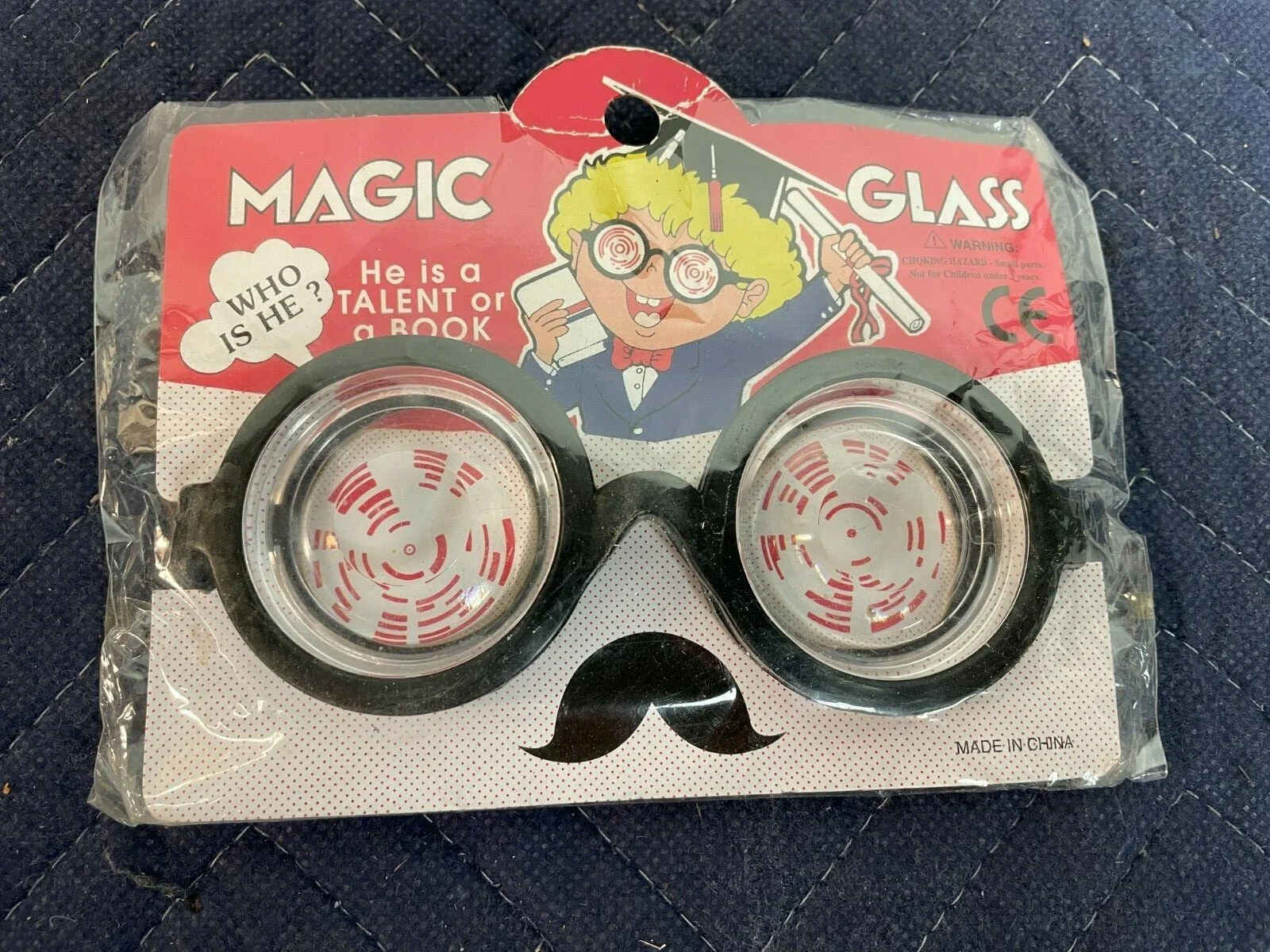 Round Circle Clear Lens Eye Glasses Gold Costume Moaning Myrtle Age 14+ Adult 3