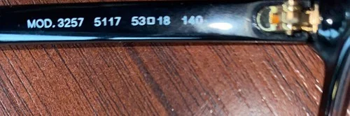 Versace 3257/-5117 Prescription Eyeglasses 53-18-140 preowned 4
